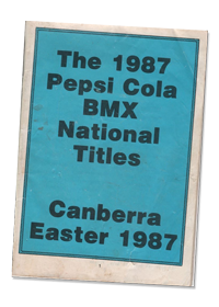 1987 ABMXA Program Cover