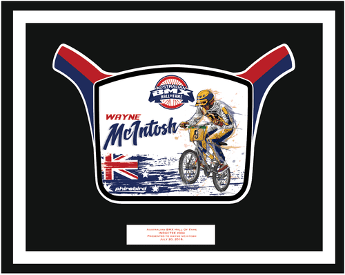 Wayne McIntosh HOF induction plate
