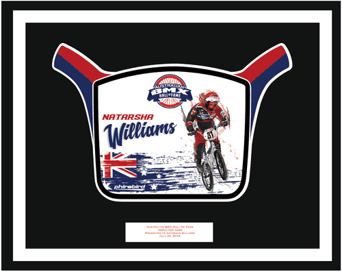 Natarsha Williams HOF induction plate