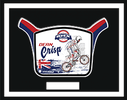 Dean Crisp HOF induction plate
