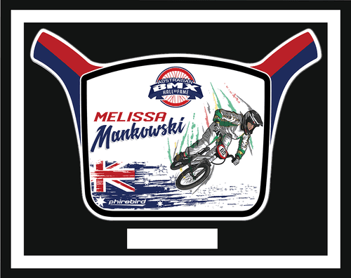 Melissa Mankowski HOF induction plate