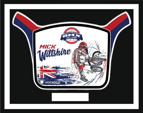 Mick Wiltshire HOF induction plate